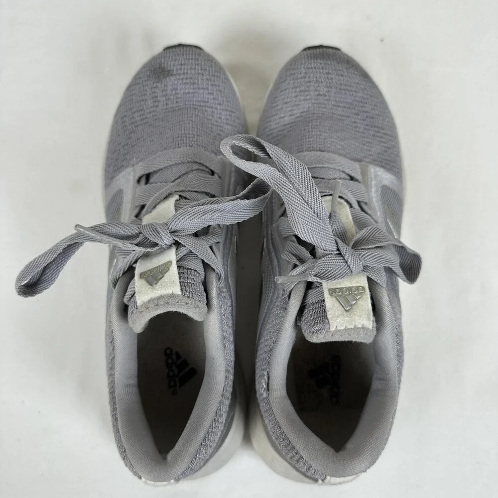 Adidas Edge Lux Shoes Womens Size 7 Gray Silver Running Athletic Sneakers FW9260